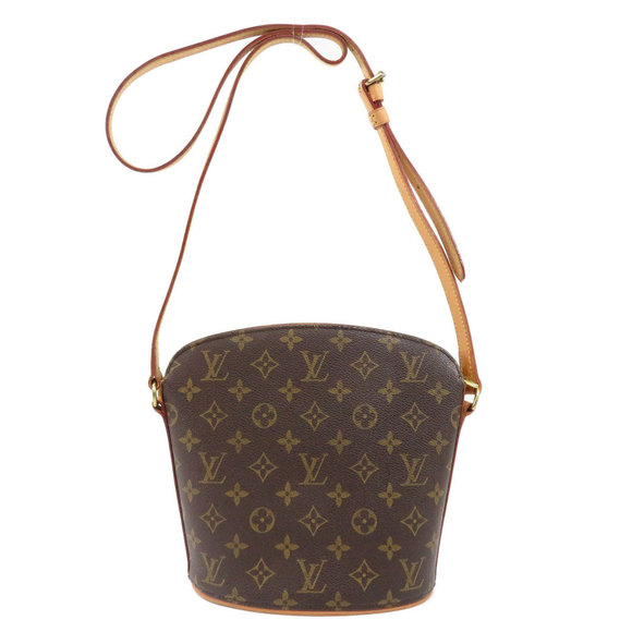 Louis Vuitton Drouot Monogram Shoulder Bag Monogram Canvas - Picture 2 of 8